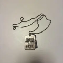 【DIESEL】ディーゼル ドッグタグ ネックレス シルバー メンズ — image 1