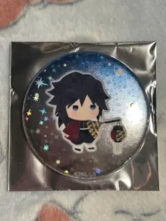 鬼滅の刃　冨岡義勇　ゆらふわ　缶バッジ　POPUP — image 1