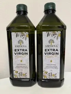 【大容量・高品質】SMYRNA エクストラバージンオリーブオイル1L 2本セット — image 1