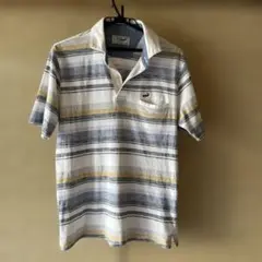 Crocodile ストライプ ポロシャツ Mサイズ — image 1
