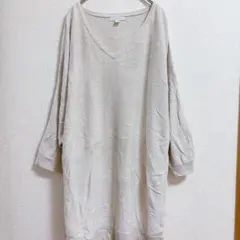 ニューヨークアンドカンパニー チュニック Vネック 七分袖 リブ ビッグサイズ — image 1
