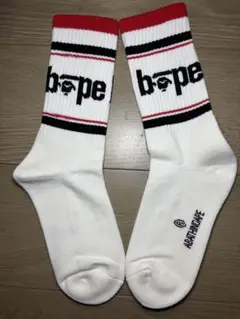 A BATHING APE BAPE ソックス ホワイト24-28cm — image 1