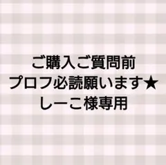 【ご購入ご質問前プロフ必読願います★しーこ様専用】 — image 1