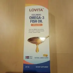 LOVITA 液体 オメガ3 魚油 アイスランド産 237ml (約47日分) — image 1