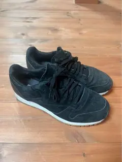 Reebok スニーカー ブラック スエード メンズ 41/26.5cm — image 1
