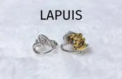 新品♡LAPUIS♡Line coil heart earrings M♡ — image 1