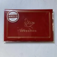 HIGHTIDE 通帳ケース 鳥 赤　レッド — image 1