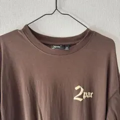 2PAC ブラウン Tシャツ Sサイズ — image 1