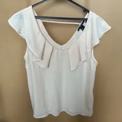 FOREVER 21 フリル ノースリーブ ブラウス S — image 1
