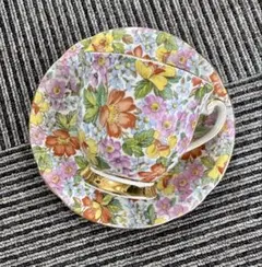 Bartley Internationalカラフルなお花のカップ&ソーサー — image 1