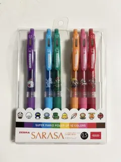 SARASAスーパーマリオ ニンテンドー　ボールペン　6本 — image 1