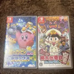 Nintendo Switch ソフト 2本セット 星のカービィ 桃太郎電鉄 — image 1