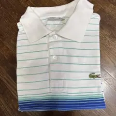 CHEMISE LACOSTE ポロシャツ ボーダー柄 — image 1