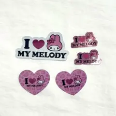 I♡ SANRIO CHARACTERS マイメロディ ステッカー — image 1