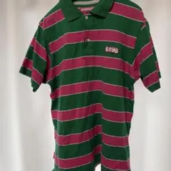 SANTASTIC! ボーダー ポロシャツ Mサイズ pop — image 1