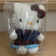 2004年【レア】ハローキティ ぬいぐるみ チェック柄制服 — image 1