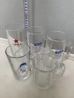 ビールジョッキ 5点セット まとめ売り — image 1
