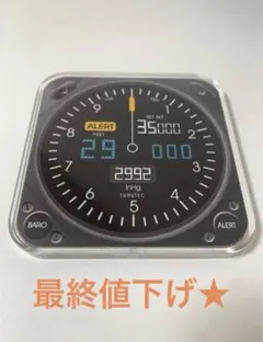 航空計器　高度計　コースター — image 1