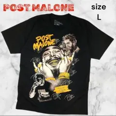 ☆新品☆Post Malone☆ポストマローン☆Tシャツ☆黒☆ L☆バンドT☆ — image 1