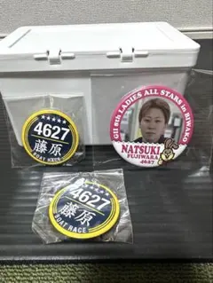 【非売品】ボートレース 藤原菜希選手 缶バッジ 3点セット 4627 — image 1