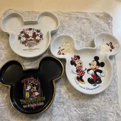 東京ディズニーリゾート ミッキー型プレート 3枚セット — image 1
