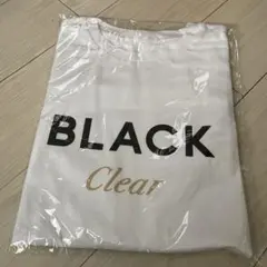 【未開封】A賞　BLACK Clear ロゴプリント Tシャツ ホワイト　大きめ — image 1
