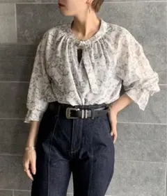 新品　2wayブラウス — image 1