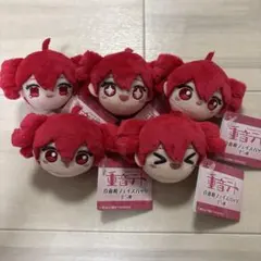 重音テト 百面相フェイスバッジ 5種セット マスコットぬいぐるみ — image 1