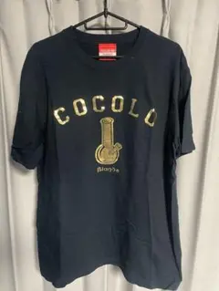 COCOLO BLAND Tシャツ ブラック ゴールドロゴ　L — image 1