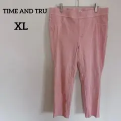 TIME AND TRU 【XL】ピンク スキニーパンツ 大きめ — image 1