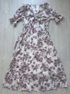 NICE CLAUP ナイスクラップ花柄 ワンピース サイズF — image 1