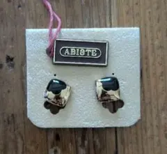 ABISTE イヤリング ブラック ゴールドカラー — image 1