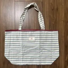ZARA ボーダー柄 トートバッグ エコバッグ — image 1
