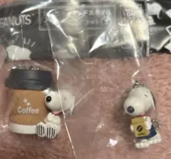 【2種セット】スヌーピー コーヒースタンドスタイルフィギュアマスコット — image 1
