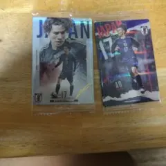 田中碧 日本代表 トレーディングカード 2枚レア　ノーマル — image 1