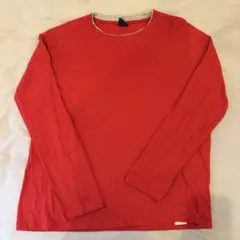 New Wave Club 赤 ロンT レイヤード 長袖 レッド Mサイズ — image 1