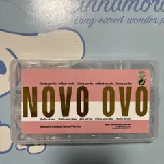 NOVO OVO ネイルチップ クリア 付け爪　ミディアムオバール — image 1