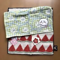 ちいかわ くまモン タオルハンカチ2枚セット — image 1