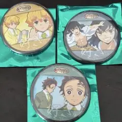 鬼滅の刃　キメツ学園　缶バッジ　炭治郎　伊之助　善逸 — image 1