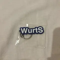 新品 WurtS ロゴ キーホルダー 青色 Logo Keychain Blue — image 1