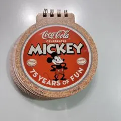 Coca-Cola Mickey 75周年記念 ダイカットメモ — image 1