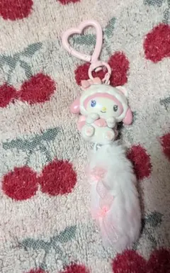 ミルキーネコ　マイメロディ　キーホルダー — image 1