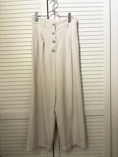 CINOH ワイドパンツ アイボリー — image 1