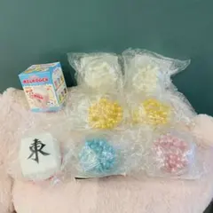 8点 スクイーズ パールビーズボール 麻雀パイ マシュロ ミルキーミルクパック — image 1