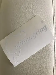 ニュルブルクリンク ステッカー　白 — image 1
