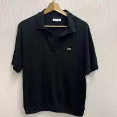 LACOSTE ポロシャツ ブラック LOOSE FIT M — image 1