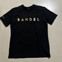 BANDEL Tシャツ ブラック ゴールドロゴ — image 1