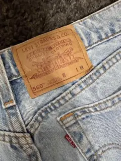 【人気モデル】Levi's リーバイス 560 ルーズフィット デニムW33相当 — image 1