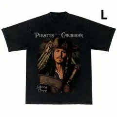 パイレーツ・オブ・カリビアン 映画 ヴィンテージ加工 半袖 Tシャツ L — image 1