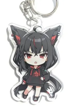 【新品/未開封】 ホロライブ 黒上フブキ 両面プリントアクリルキーホルダー — image 1